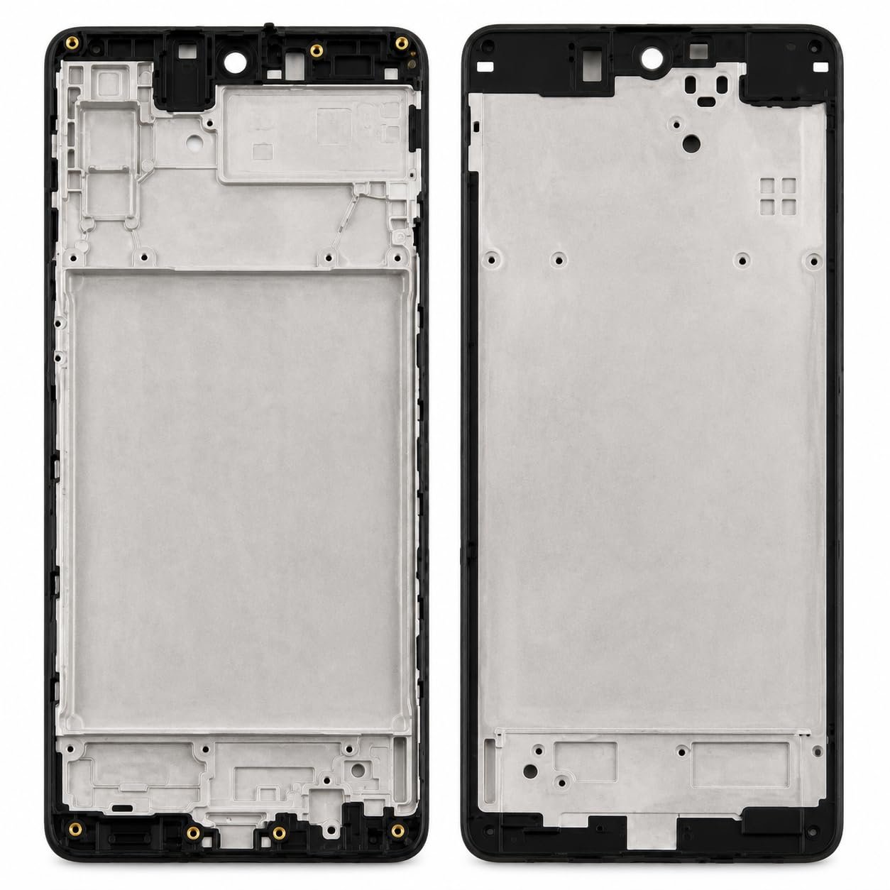 LCD Middle Frame Crome Body for Samsung Galaxy M51 Black