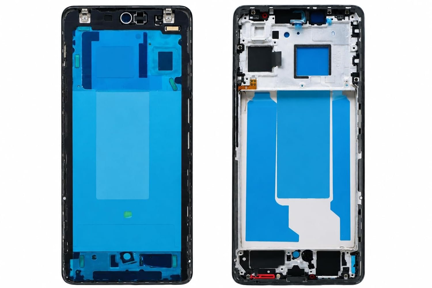LCD Middle Frame Chrome Body Vivo V27 Blue
